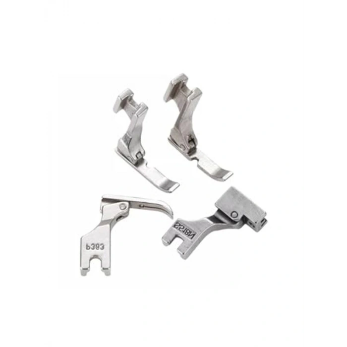 Sanayi Tipi Dikiş Makinesi Fermuar Ayak Seti, 4 Parça