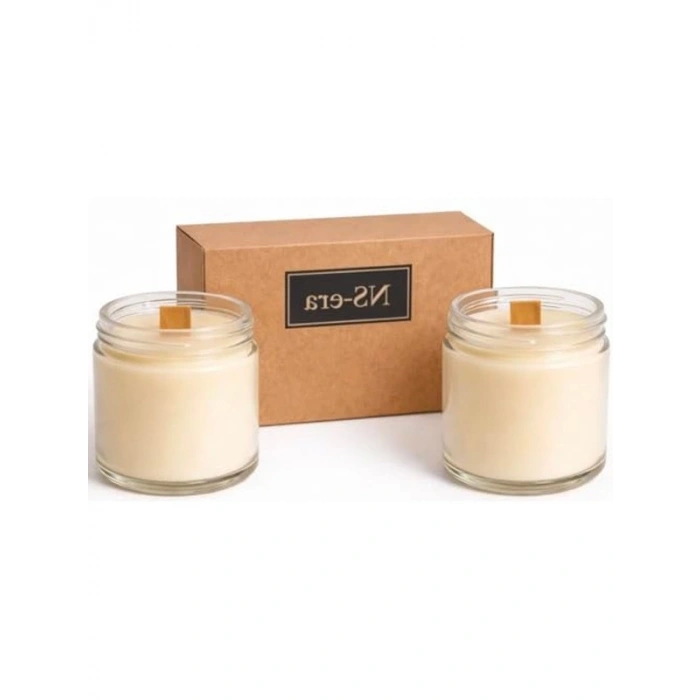 Sandalağacı Kokulu Dekoratif Ahşap Fitil, 200 ml Hediyelik Set