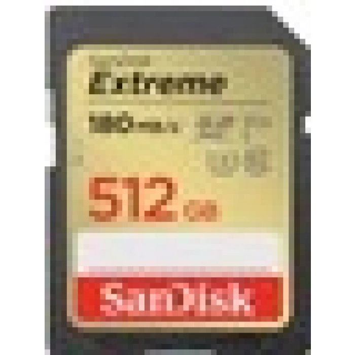 Sandisk Extreme 512GB 180MB/S Sd Uhs-I 4K UHD Hafıza Kartı SDSDXVV-512G-GNCIN