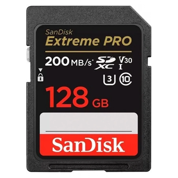 Sandisk Extreme Pro 128GB 200MB/S Sdxc Hafıza Kart
