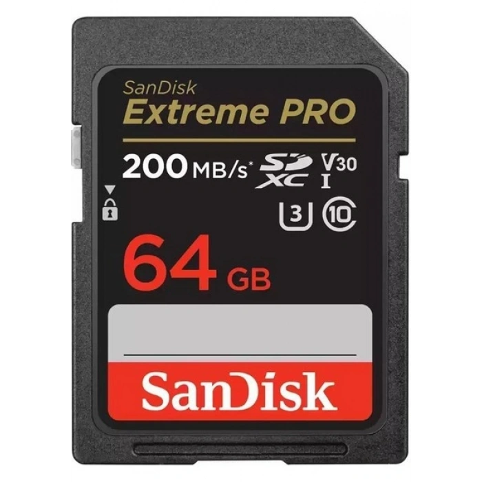 Sandisk Extreme Pro 64GB 200MB/S Sdxc Hafıza Kartı