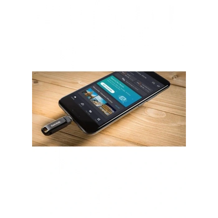 Sandisk Type-C Dual Drive Go 32GB USB 3.1 ile Şifre Koruma ve Hızlı Veri Transferi