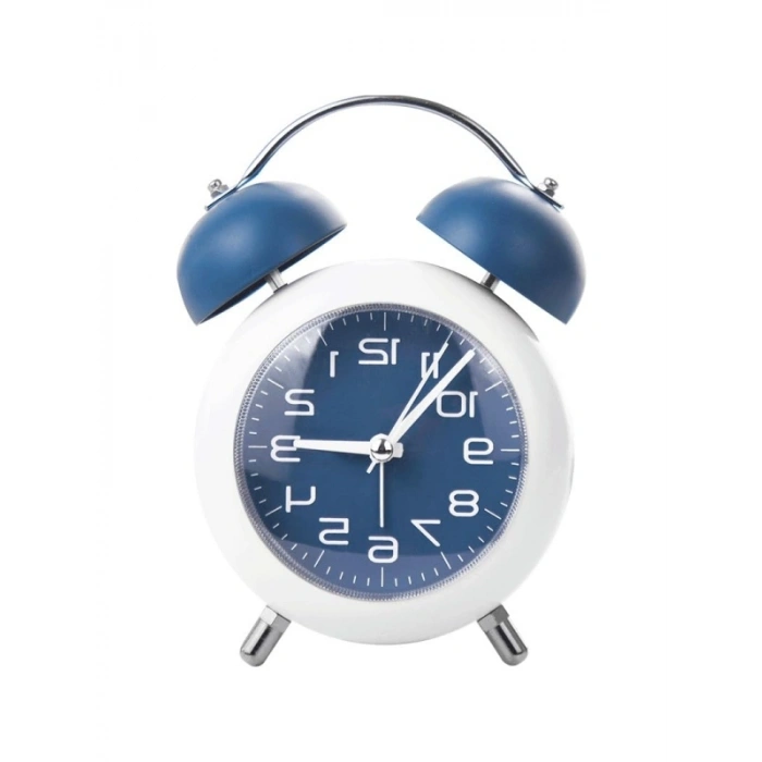 Saniyeli Analog Masa Saati, Işıklı ve Yüksek Sesli Alarm