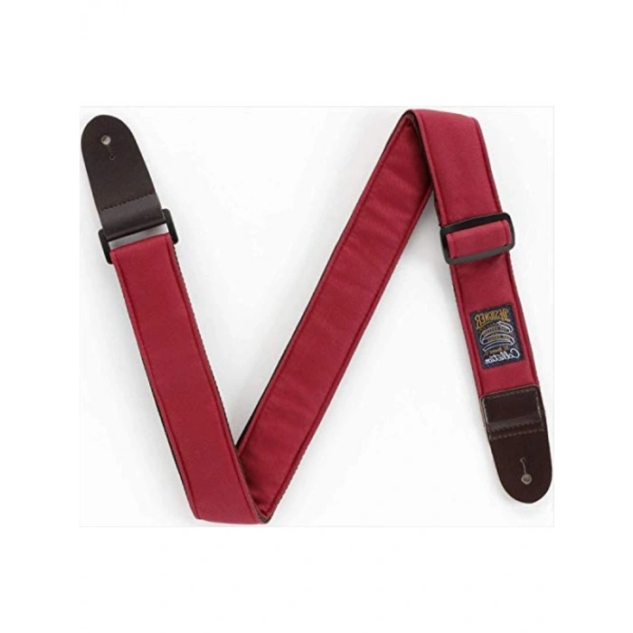 Şarap Kırmızısı Renk Seçeneğiyle Gitar Askısı, Tasarım Harikası