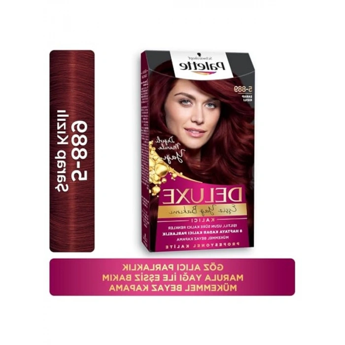 Şarap Kızılı Saç Boyası, Kalıcı Renk, 60 ml