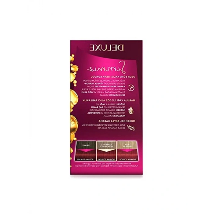 Şarap Kızılı Saç Boyası, Kalıcı Renk, 60 ml