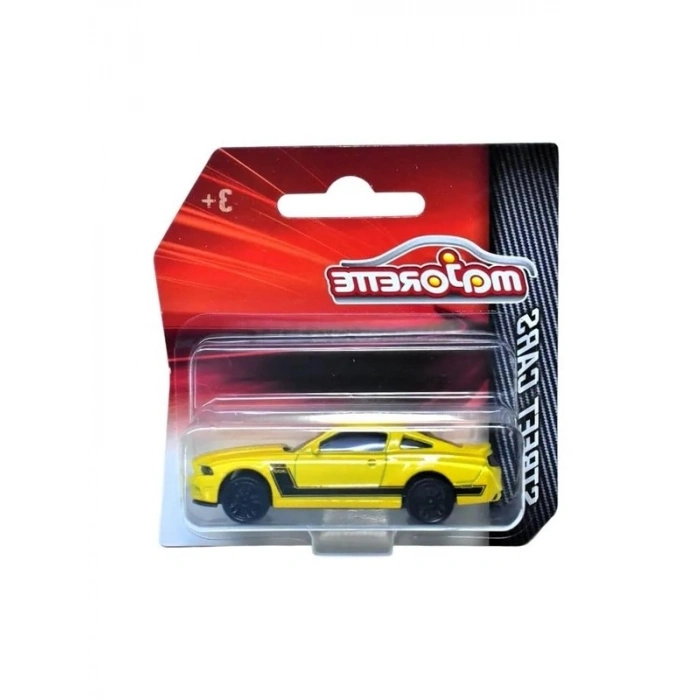 Sarı Ford Mustang Boss 302 Araç Modeli, Majorette Kalitesi