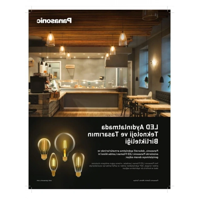 Sarı Işık E27 4W 470LM Fil Lamba, Enerji Verimliliği