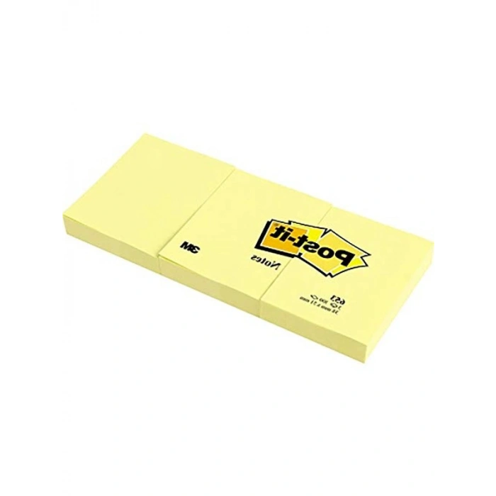 Sarı Not, 100 Yaprak, 38x51mm - Blok Olarak Satışta
