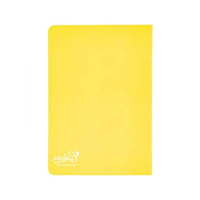 Sarı Renkli A5 Çizgili Defter - 60 Yaprak
