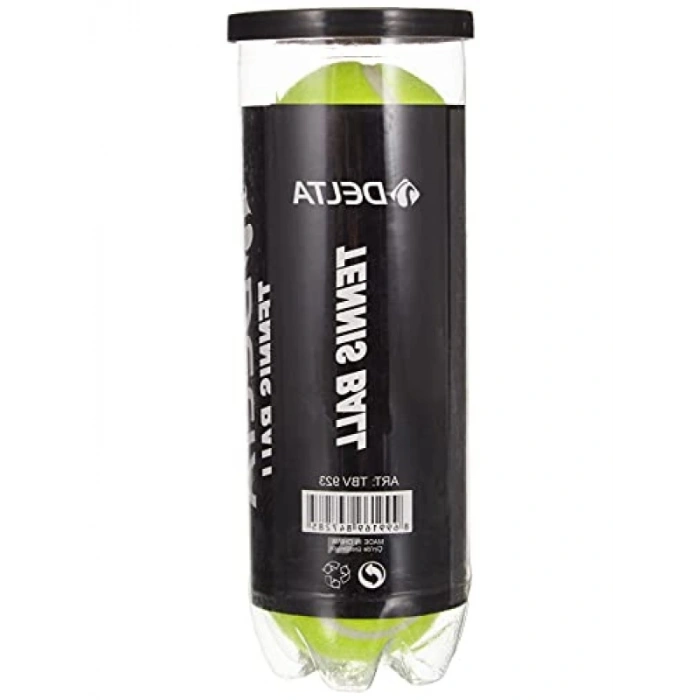 Sarı Renkli Vakumlu Tüpte Tenis Topu, 3 Adet