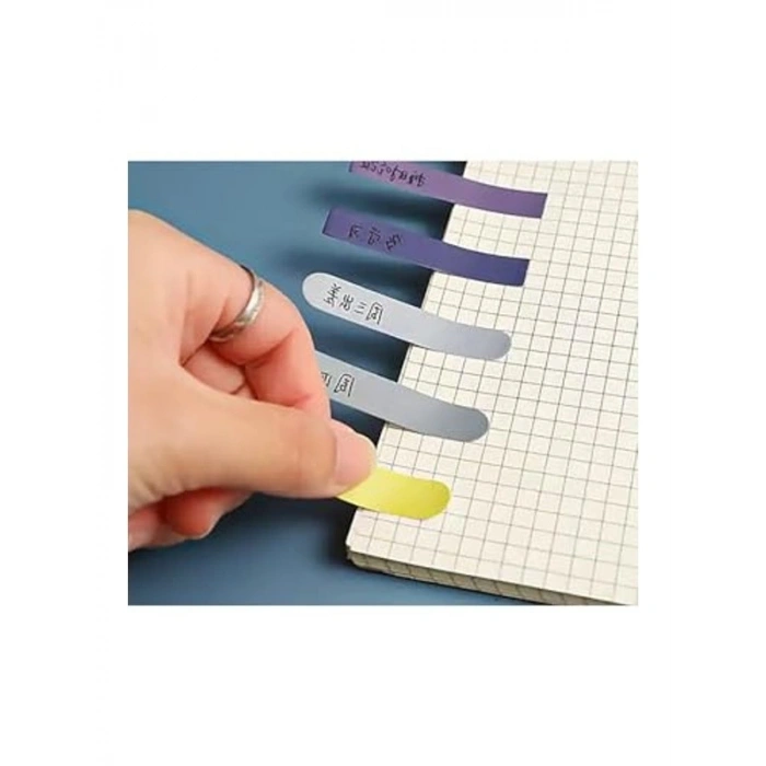 Sarı ve Yeşil Temalı 6 Renkli Not Seti, Post-it Yapışkan Kağıt