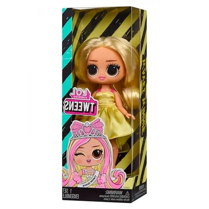 Sarışın Elbiseli 16.5 cm Yüksekliğinde Bebek Figürü