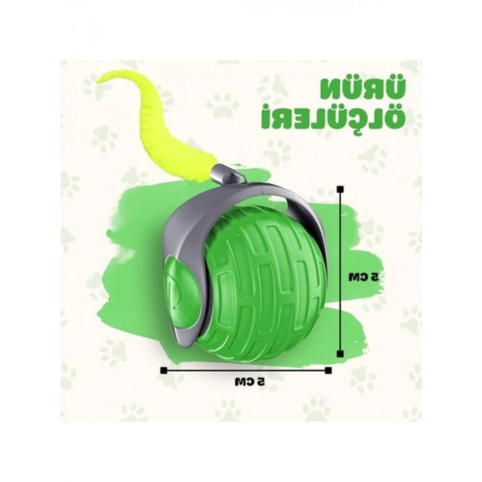 Şarj Edilebilir İnteraktif Kedi Oyuncağı, Farklı Hız Modları