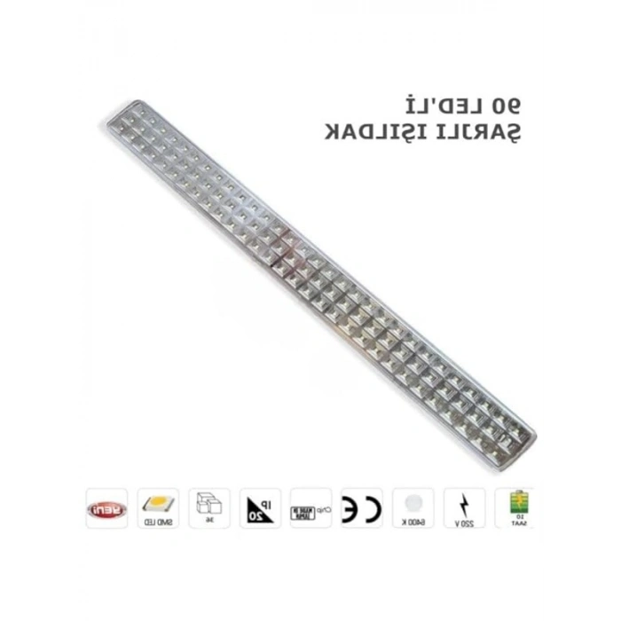 Şarj Edilebilir Ledli Işıldak, 90 Led ile Güçlü Aydınlatma Sunar