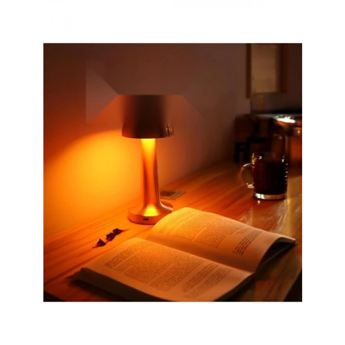 Şarjlı Dimmerli Masa Lambası - Dokunmatik Kontrol