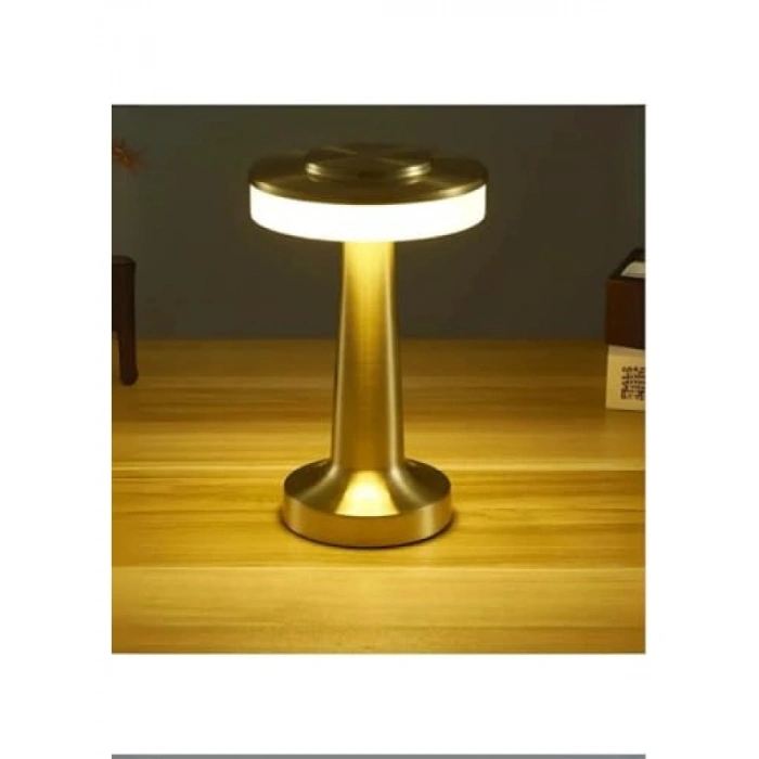 Şarjlı Dokunmatik Led Masa Lambası - USB Kablolu Abajur