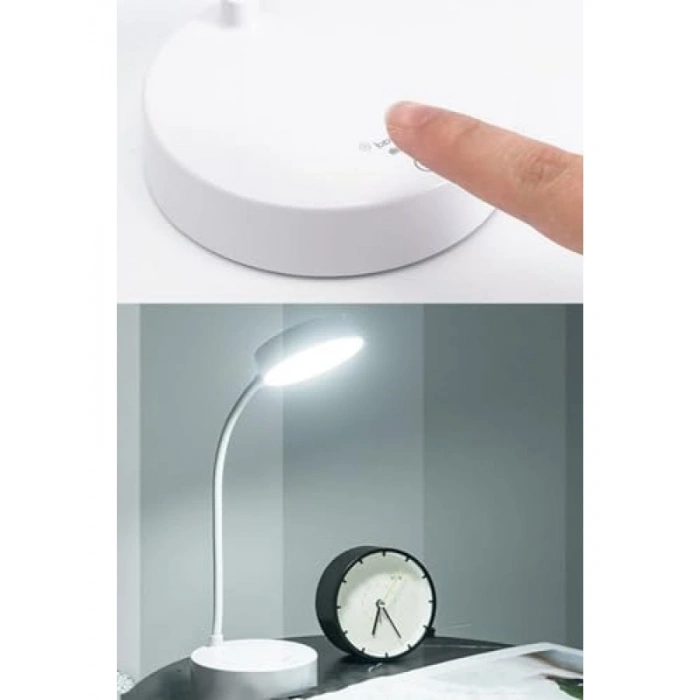 Şarjlı Dokunmatik Masa Lambası - 20 LED, 3 Renk Seçeneği