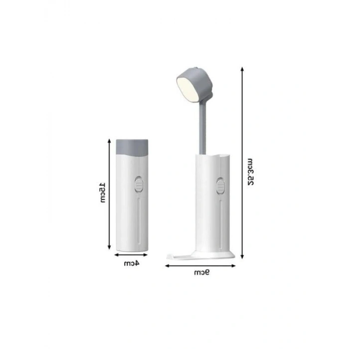 Şarjlı Dokunmatik Masa Lambası, 20 LED, Ayarlanabilir Parlaklık
