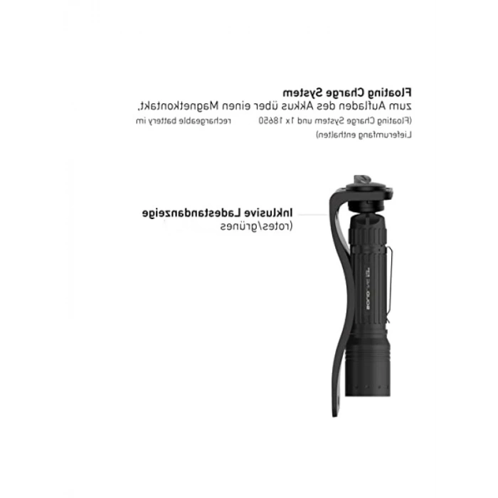 Şarjlı El Feneri - Dayanıklı Alüminyum Yapı