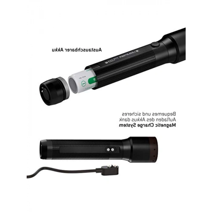 Şarjlı El Feneri, Siyah Aluminyum