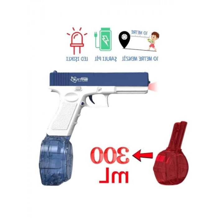 Şarjlı Elektrikli Su Tabancası - 10m Fışkırtma Mesafesi