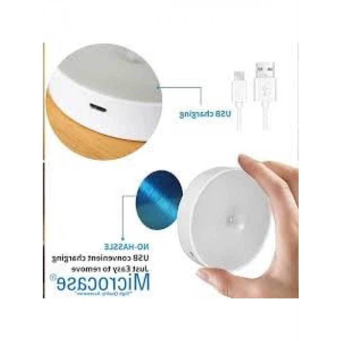 Şarjlı LED Hareket Sensörlü Kablosuz Gece Lambası