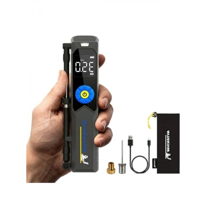 Şarjlı Li-ion Lastik Pompası, 150 PSI ve Led Aydınlatma Özellikli