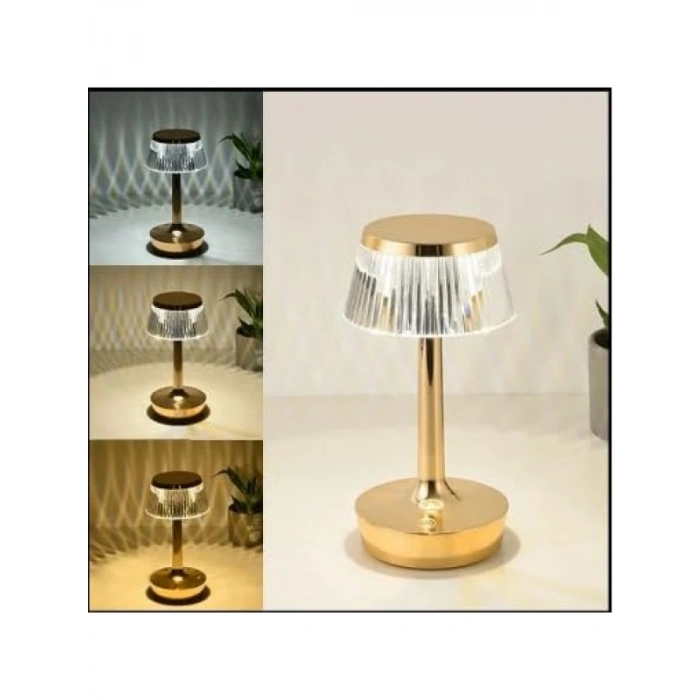 Şarjlı Masa Lambası - 3 Renk Seçeneği