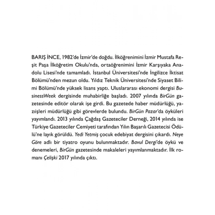 Sarsıntı - Barış İnce