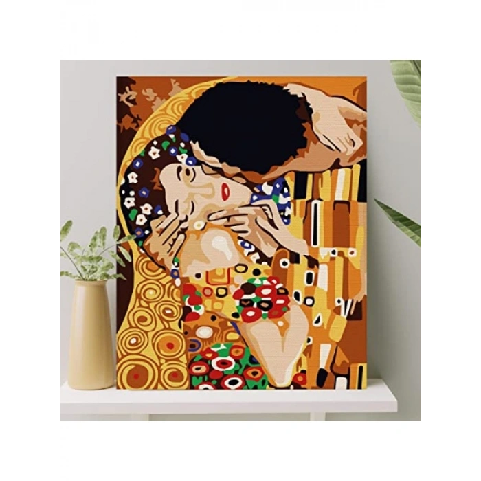 Sayılarla Boyama Tuval Seti, Fırça ve Boya Dahil (40x50 cm)