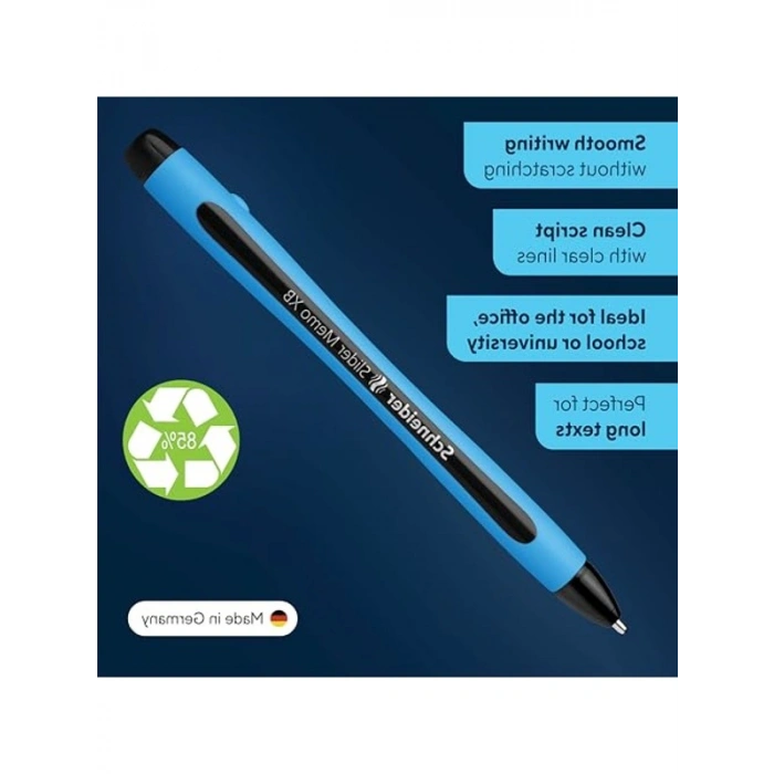 SCHNEIDER SLIDER MEMO TÜKENMEZ KALEM 6-LI POŞET