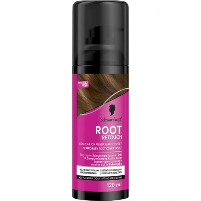 Schwarzkopf Root Retoucher Sprey Boya Kahverengi 120 ml