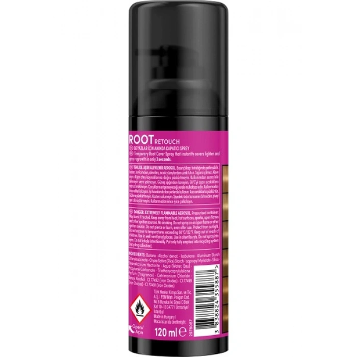 Schwarzkopf Root Retoucher Sprey Boya Kumral 120 ml