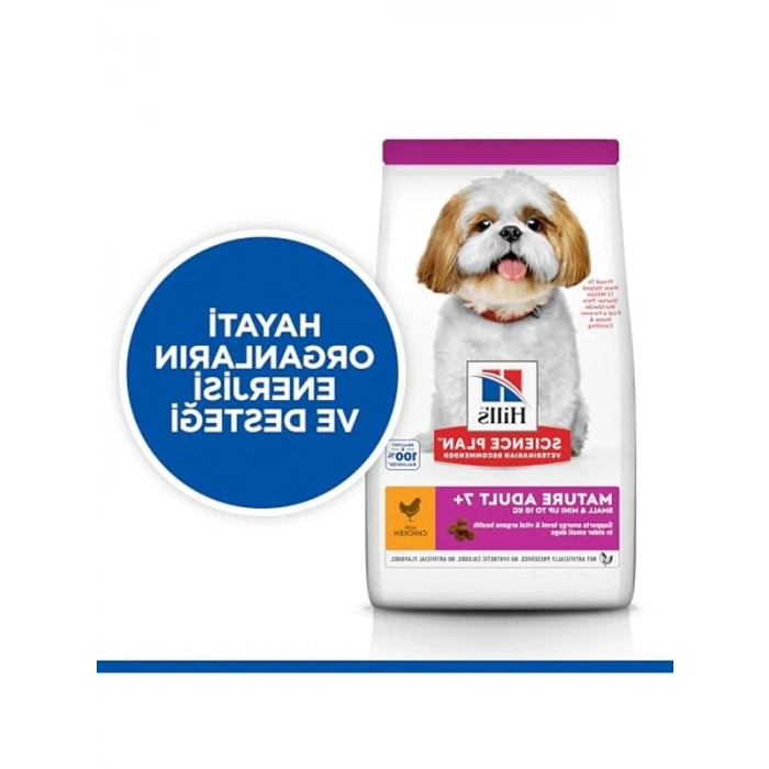 SCIENCE PLAN +7 Yaşlı Küçük ve Mini Irk Tavuklu Köpek Maması 1.5 kg