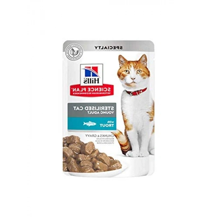Science Plan Alabalıklı Kısırlaştırılmış Pouch Kedi Konservesi 85 gr