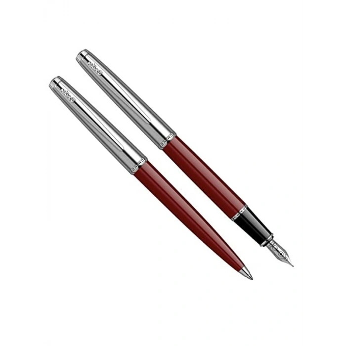 Scrikss Metropolis 78 Dolma Kalemtükenmez Kalem Takım Bordo