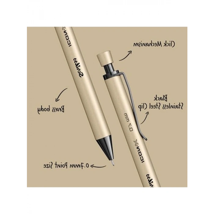 Scrikss Office Icon-X Metal Versatil 0.7 Mm Bej