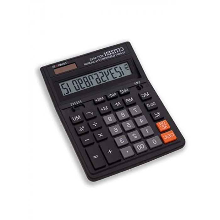 SDC-444S Büyük Hesap Makinesi, Siyah