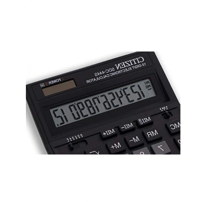 SDC-444S Büyük Hesap Makinesi, Siyah