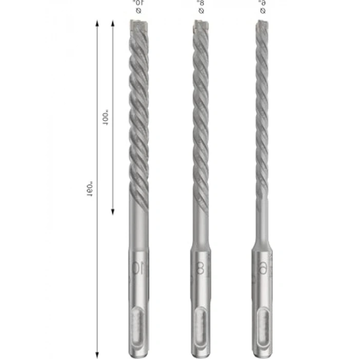 SDS Plus Aksesuar Seti - 5 x 6 - 8 (3 Adet)