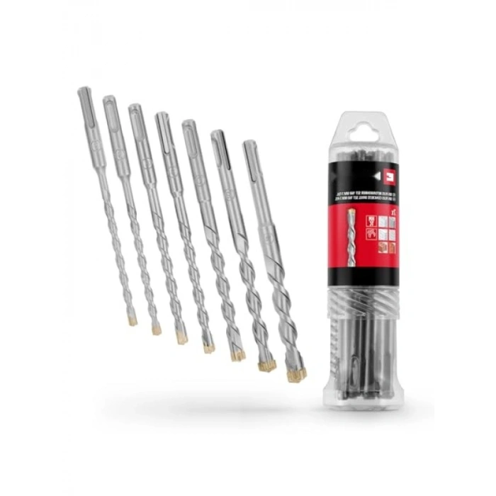 SDS Plus Kırıcı Matkap Ucu Seti - 7 Parça