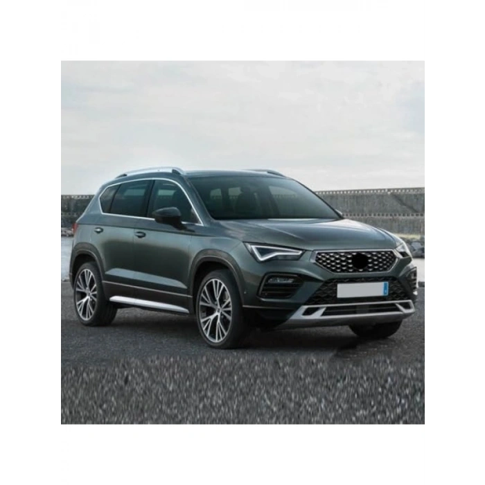 Seat Ateca 2021-2025 Uyumlu Şifreli Bijon Kapağı Siyah (4 Adet)