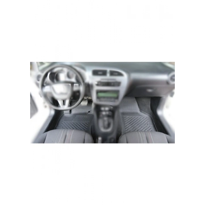 Seat Leon 2 2006-2012 Uyumlu SAHLER Araca Özel 4.5D Havuzlu Oto Paspas - Leon