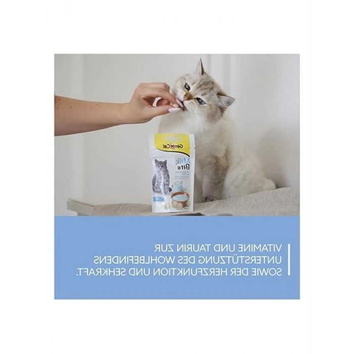 Seçici Kediler İçin Sütlü Ödül Tableti, 40 g