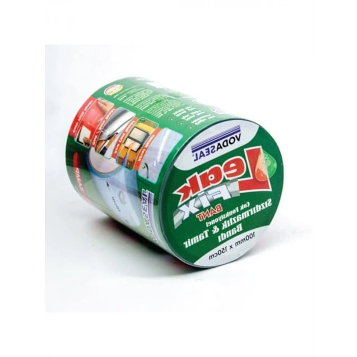 Şeffaf 100mmx1,5m Leakfix Yama Bantı, Su Geçirmez Özellik