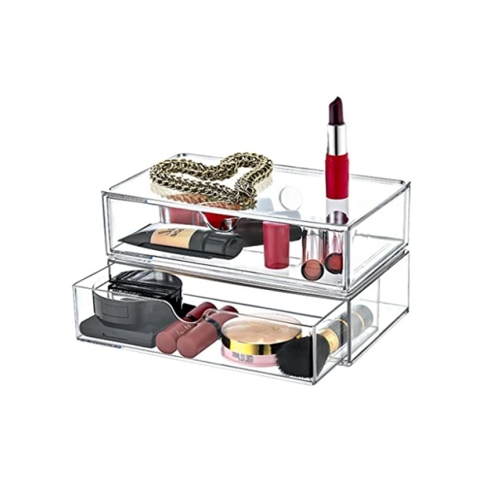 Şeffaf Akrilik Çekmece Modülü, 13.5x22.5x5.8 cm