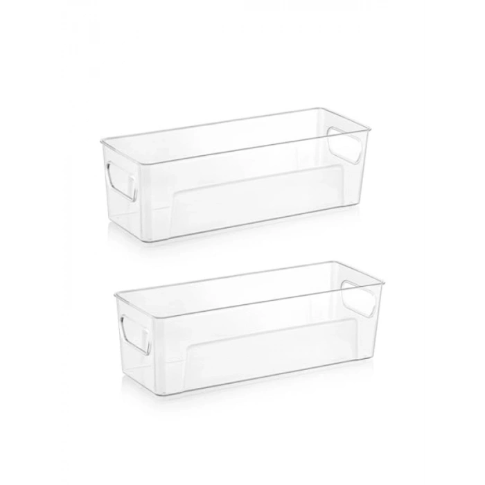 Şeffaf Akrilik İçecek Düzenleyici Organizer - Geniş Kapasite