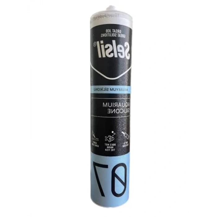Şeffaf Akvaryum Silikonu, 310 ml Hacim, Su Geçirmez Özellik