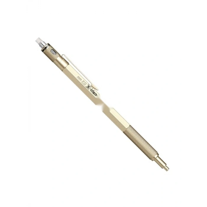 Şeffaf Ambalajda Metalik Altın Renkli Kalem, 0.5 mm